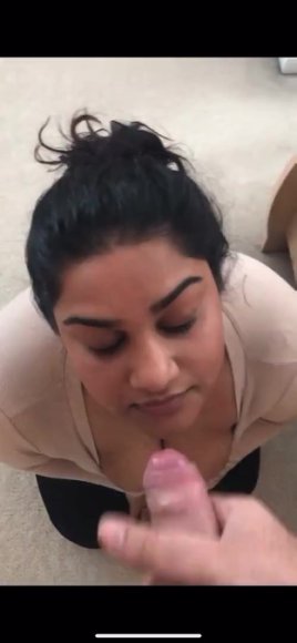 wife getting cum shot on face